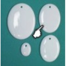 Ref. 15902 -  BIJOUTERIA C/FURO: PLACA OVAL 2 (DZ)
